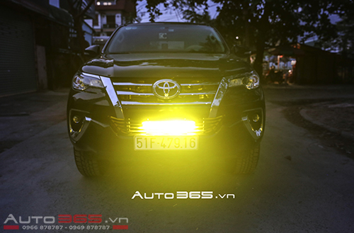 Toyota nâng cấp led bar gtr 80W phá sương - phá mưa cực tốt